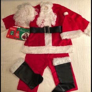Deluxe Plush Santa Suit- Men’s or women’s, 7 pc